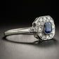 Elegant Sapphire 925 Sterling Silver Ring