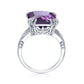 Vintage Amethyst 925 Sterling Silber Ring
