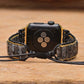 Böhmisches schwarzes Labradorit-Apple-Watch-Armband
