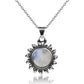 Vintage Moonstone Silver Necklace