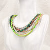 Natural Stone Tube Beads Necklaces