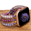 Boho Purple Stone Apple Watch Strap