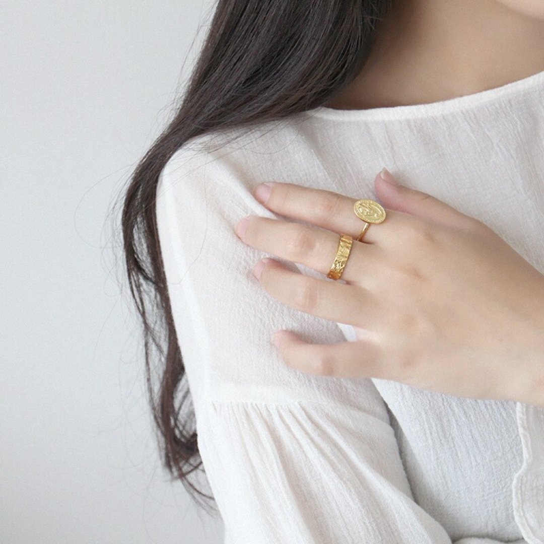 Verstellbarer Ring „Circe“ aus 925er Sterlingsilber 