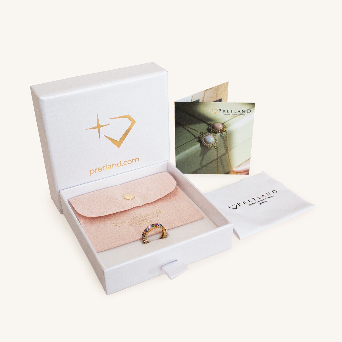 Sun White Opal 24K Gold Necklace