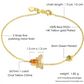 Spiritual Bee Citrine Gold Plated Bracelet