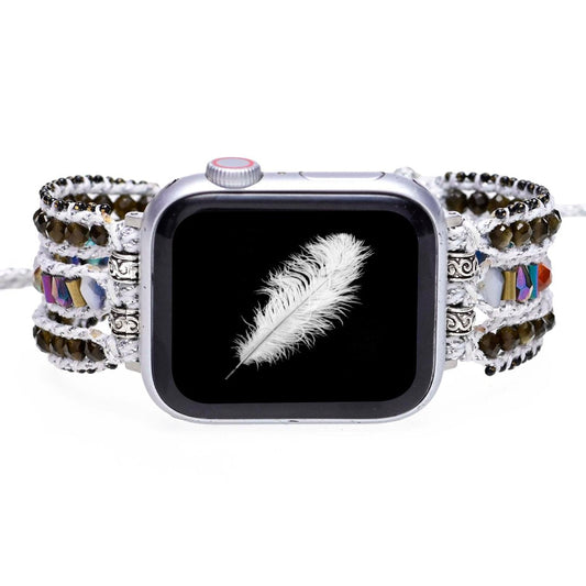 Böhmisches Obsidian-Armband für die Apple Watch