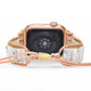 Fashionable White Howlite Apple Watch Strap