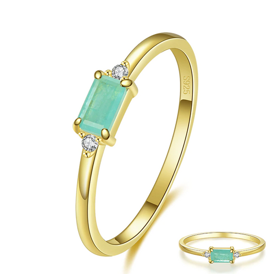 Paraiba Tourmaline Sterling Silver Ring