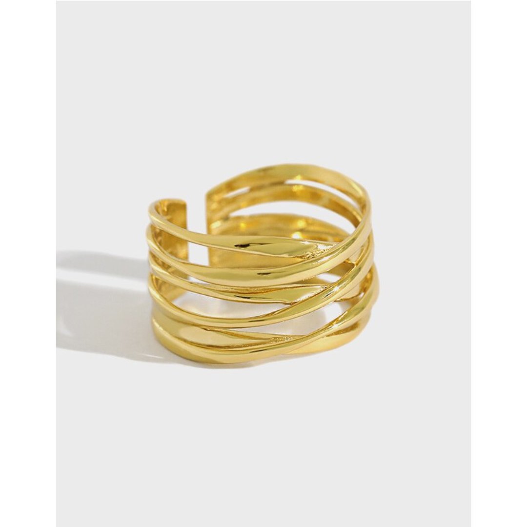 Celeste 925 Sterling Silver Adjustable Ring