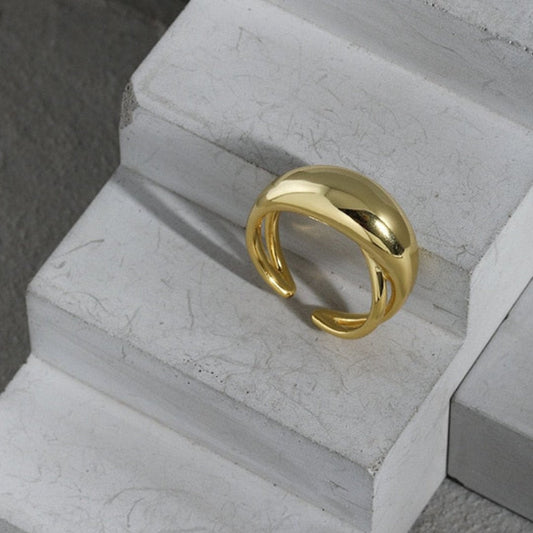 Elisa 925 Sterling Silver Ajdustable Ring