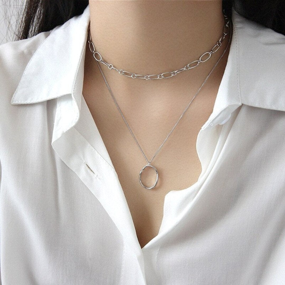 Kylie 925 Sterling Silber Halskette