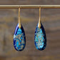 Natural Blue Sea Drop Earrings