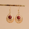 Elegant Drop Gold Tone Earrings