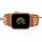 Achatarmband für Apple Watch in ethnischer Form