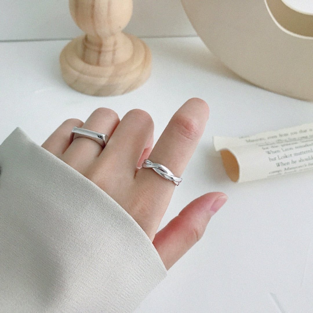 Verstellbarer Ring Belinda aus 925er Sterlingsilber