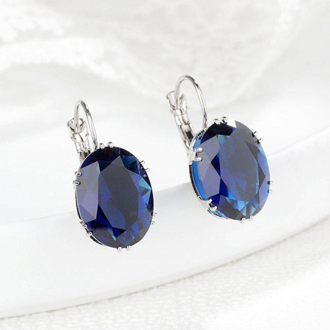 Elegant Zirconia Water Drop Stud Earrings