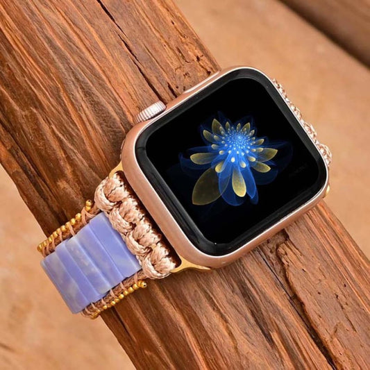 Böhmisches lila Achat Apple Watch Armband