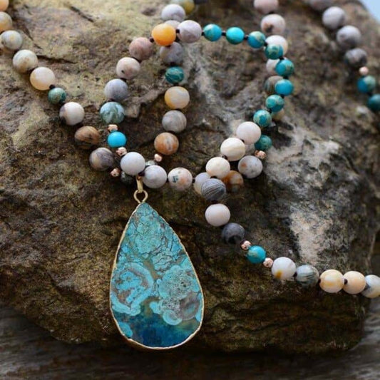 Calming Ocean Jasper Necklace