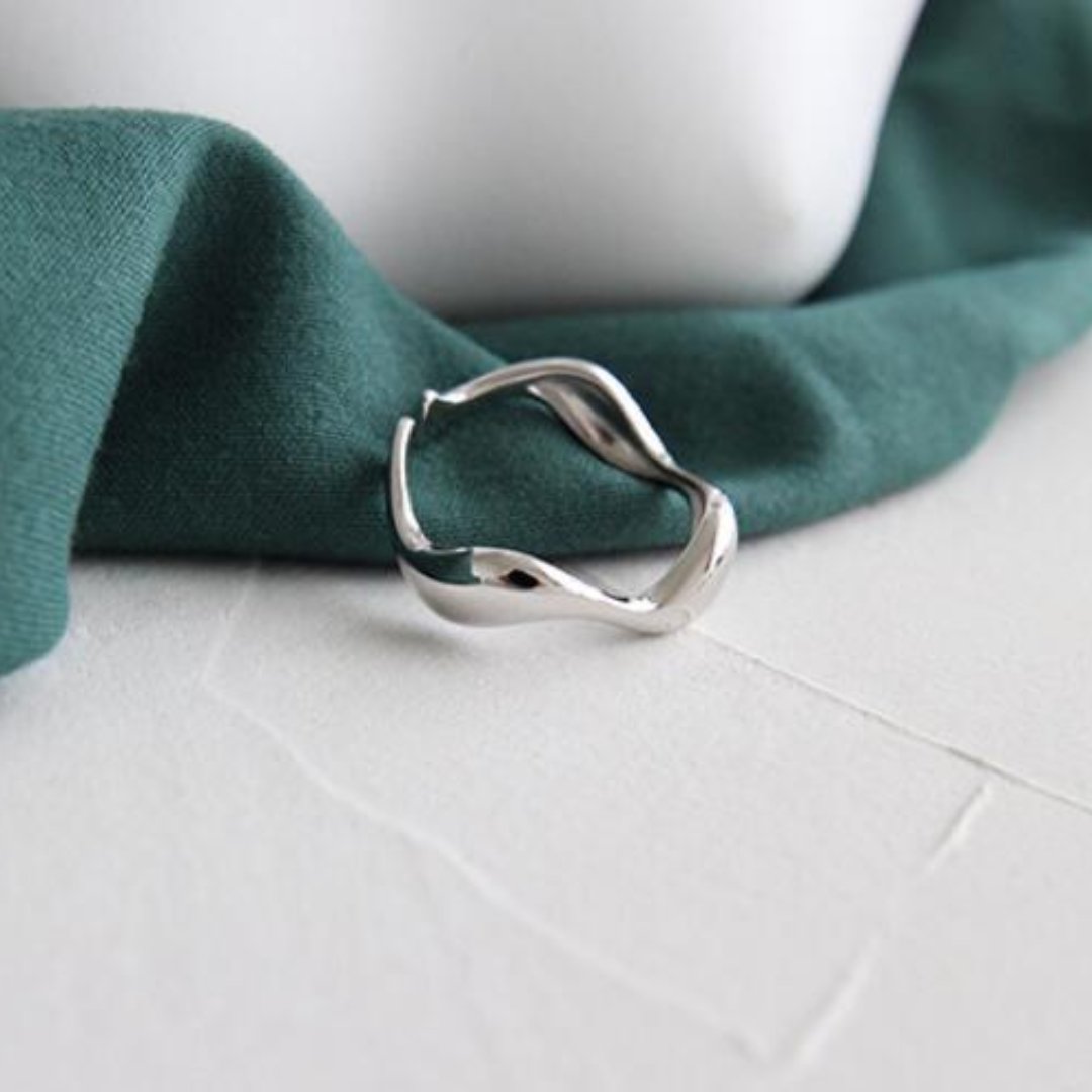 Verstellbarer Ring Aziza aus 925er Sterlingsilber