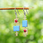 Turquoise Dangle Silver Earrings