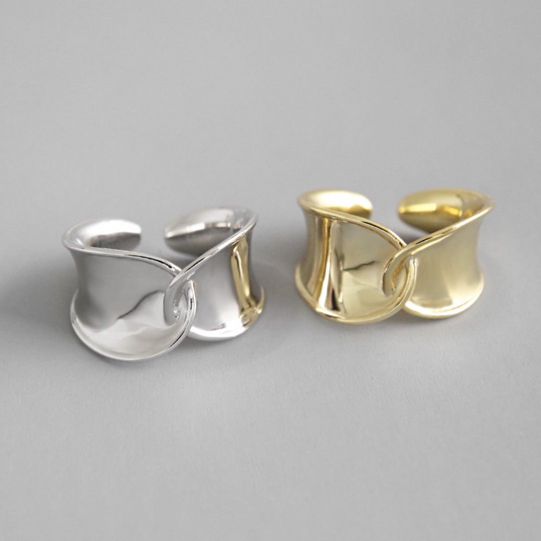 Verstellbarer Ring Kendra aus 925er Sterlingsilber 