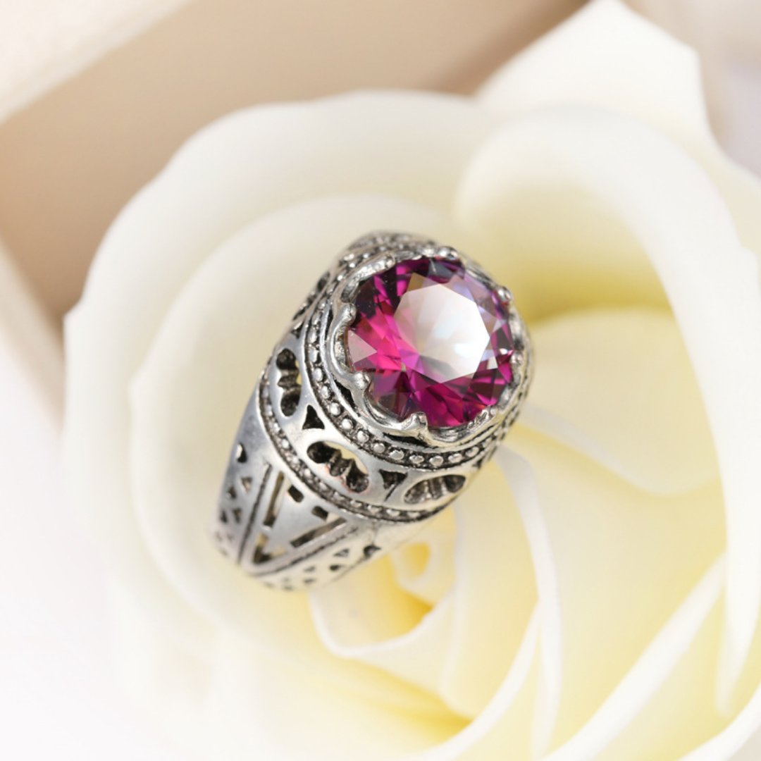 Königlicher Topas 925 Sterling Silber Ring 