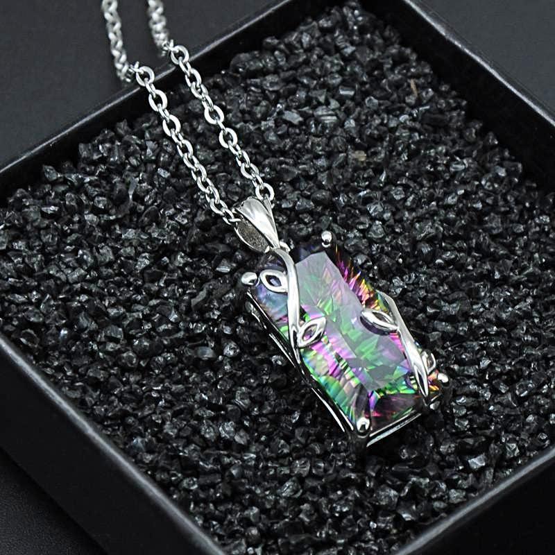 Beeindruckendes Regenbogen-Sterlingsilber-Paket 