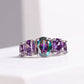 Amethyst &amp; Topas Silberring