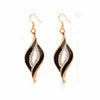 Enchanting Cubic Zirconia Gold Plated Earrings