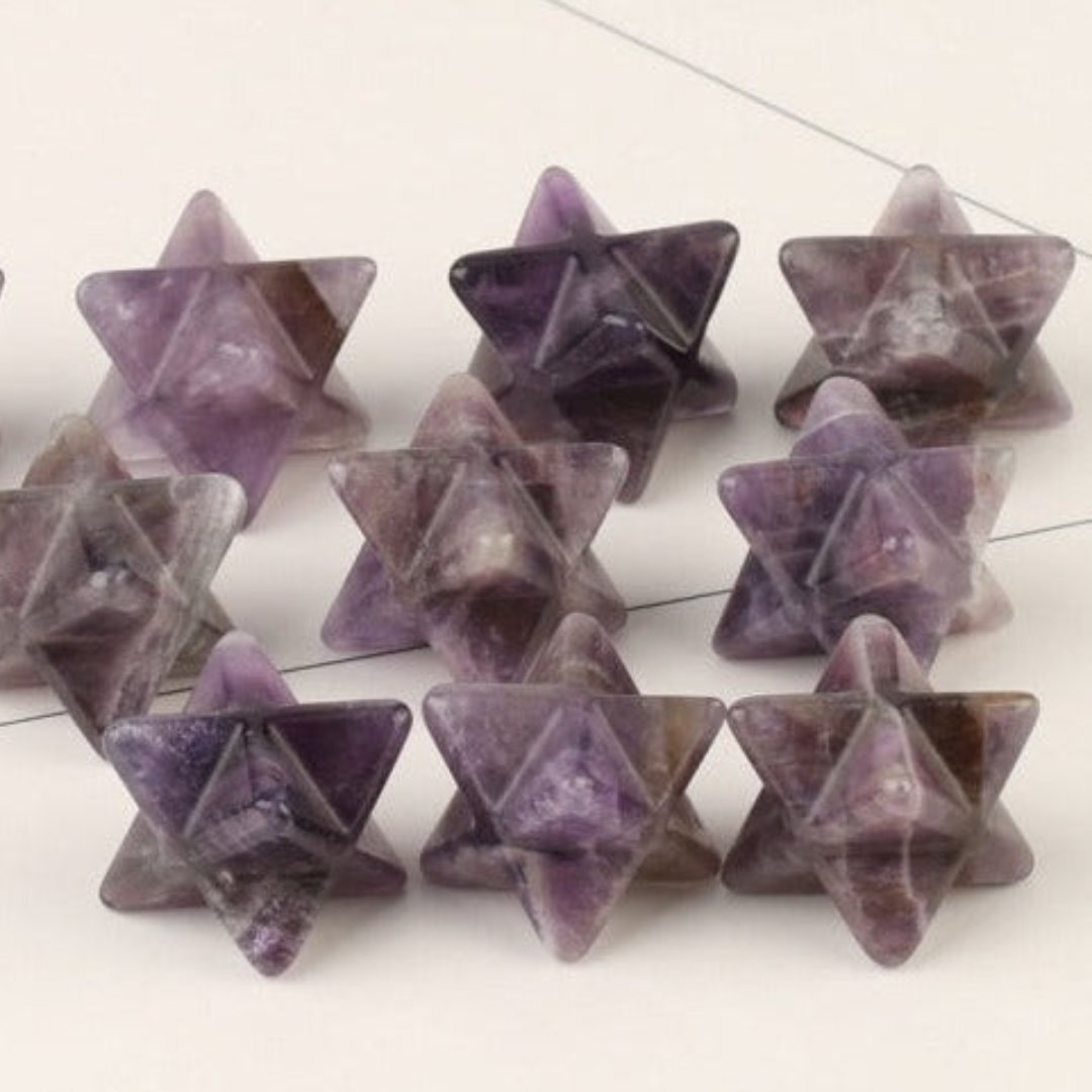 Calming Merkaba Crystal Stars