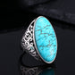 Elegant Turquoise 925 Sterling Silver Ring