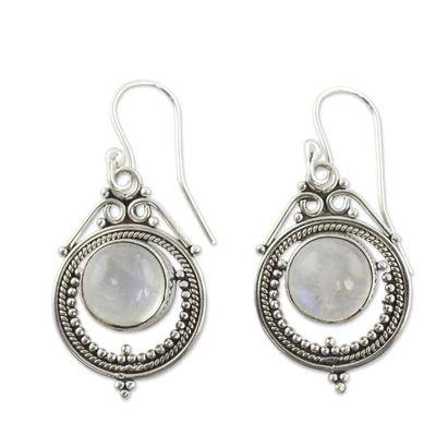 Magical Eyes Moonstone Earrings