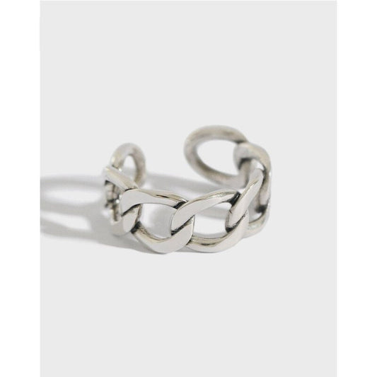 Maia 925 Sterling Silver Adjustable Ring
