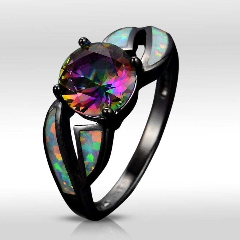 Spirit Cubic Zirconia Opal Ring