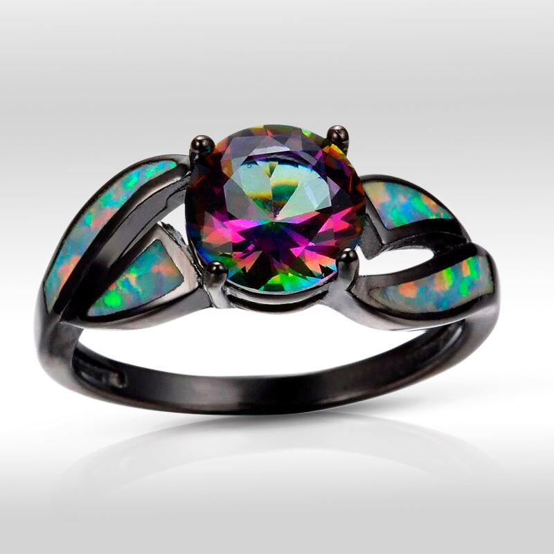 Spirit Cubic Zirconia Opal Ring