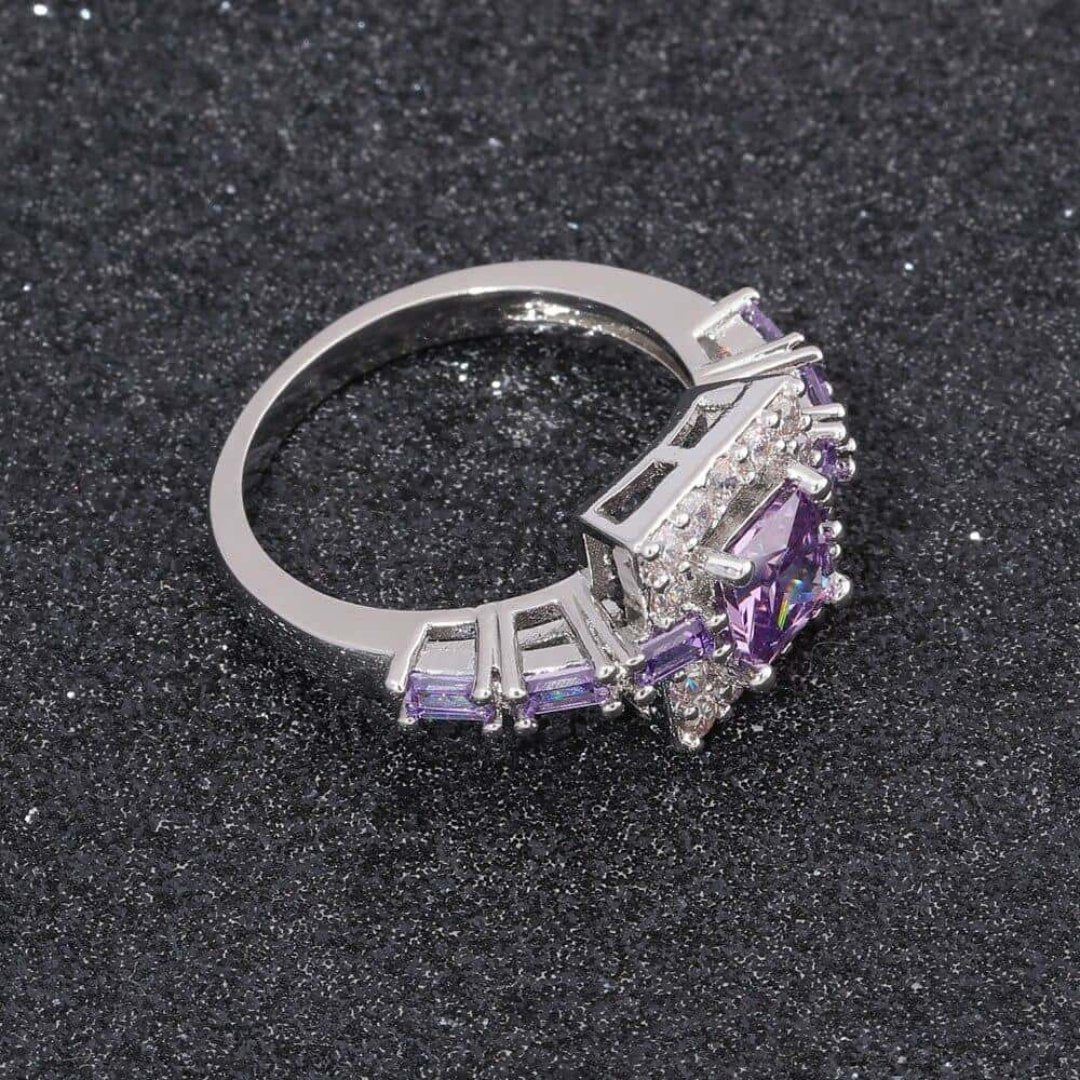 Amethyst Sterling Silber Ring 