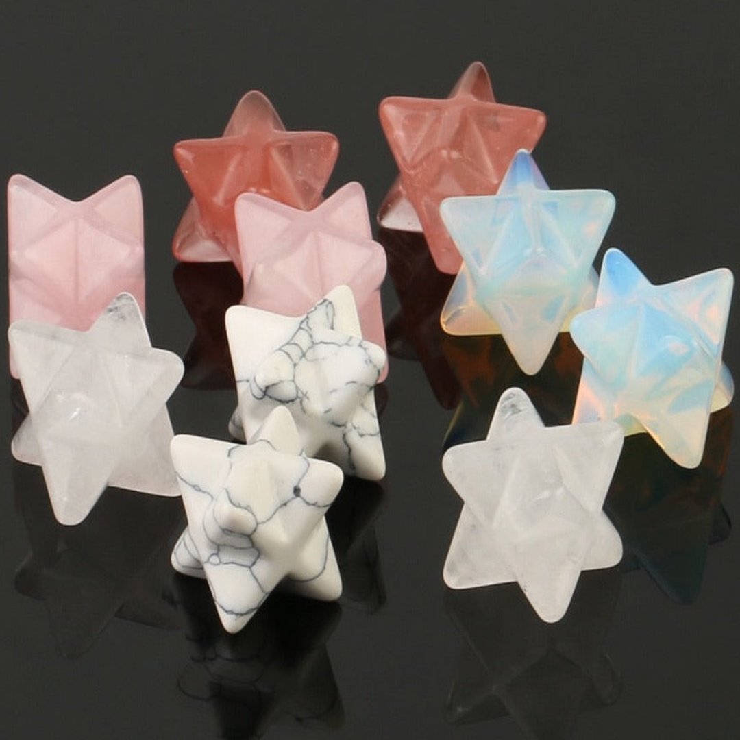Calming Merkaba Crystal Stars