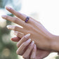 Amethyst &amp; Topas Silberring