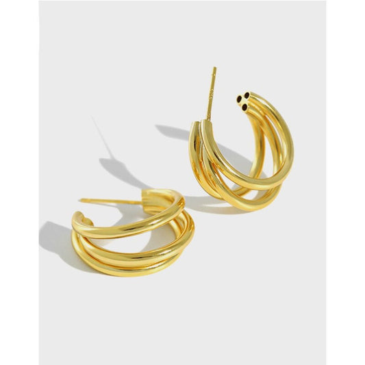 Bianca 925 Sterling Silber Ohrringe
