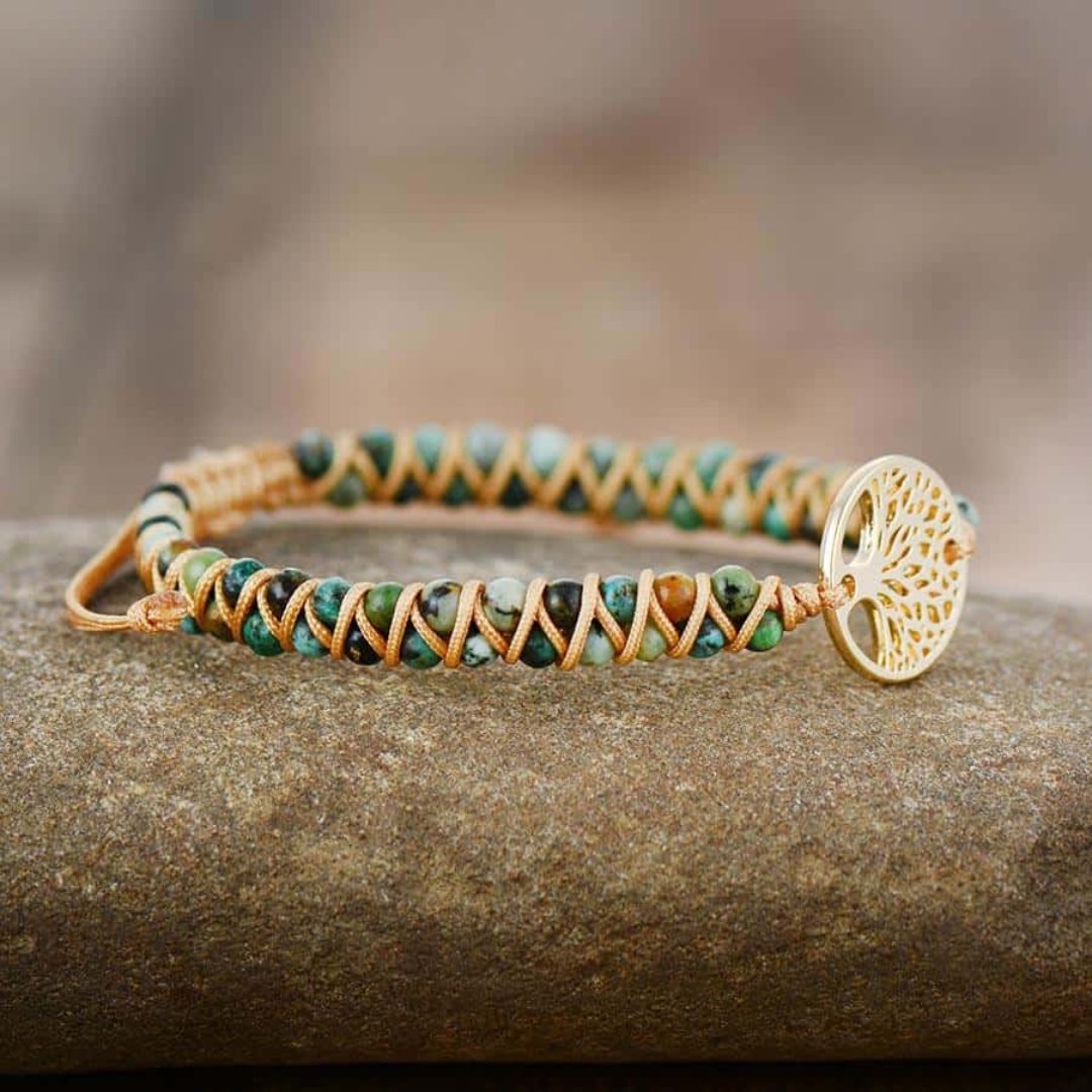 Afrikanischer Lebensbaum Armband Mann 