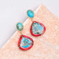 Spiritual Natural Emperor Stone Earrings