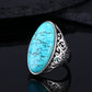 Elegant Turquoise 925 Sterling Silver Ring