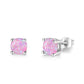Classic Fire Opal Sterling Silver Earrings