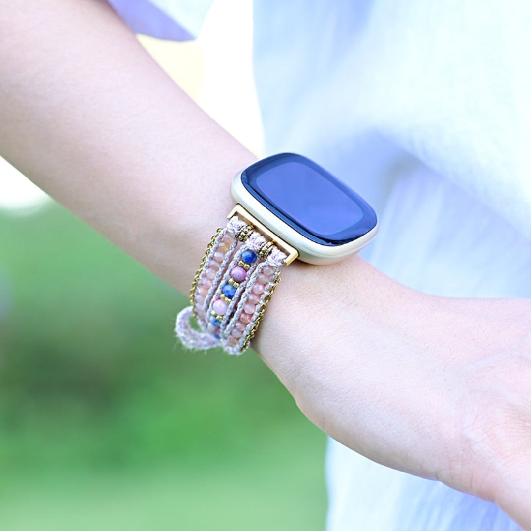 Bohemian Sunstone Fitbit-Uhrenarmband 