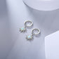 Sun Fire Opal Hoop Earrings