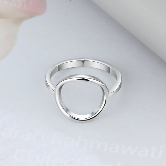 Chic Minimalist 925 Sterling Silver Ring