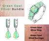 Green Opal Sterling Silver Bundle