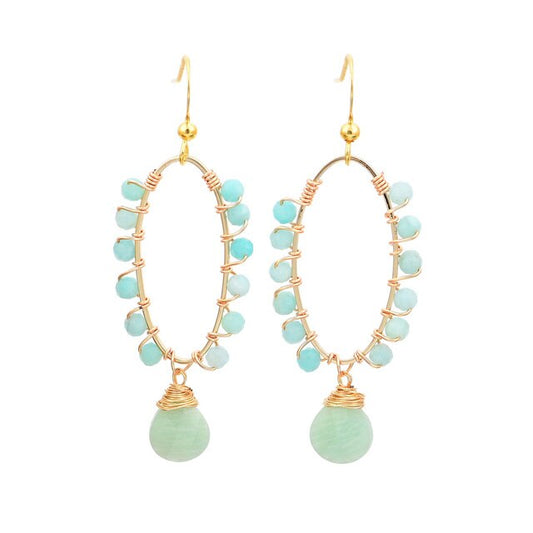 Exclusive Design Natural Stones Earrings