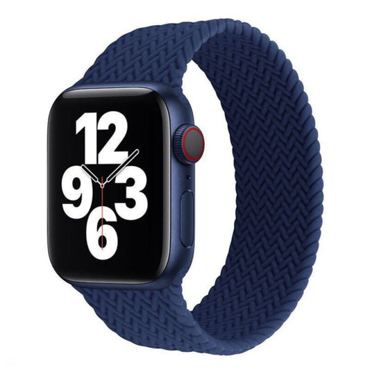 Geflochtenes Solo Blue Apple Watch Armband