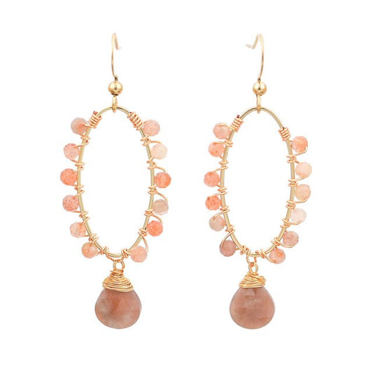 Exclusive Design Natural Stones Earrings